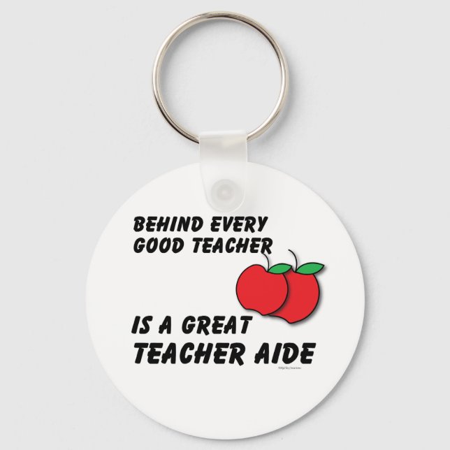 Great Teacher Aide Key Ring (Front)