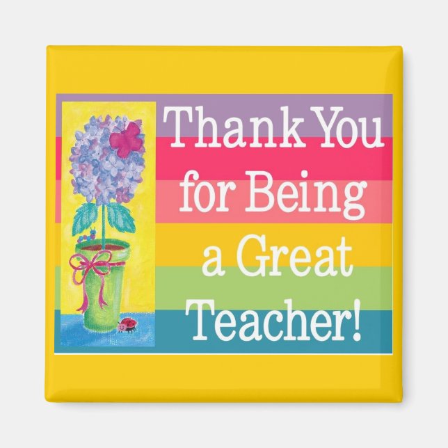 Great teacher magnet (Front)
