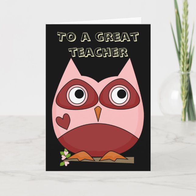 Great Teacher Thank You (Front)