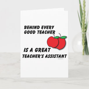 Great Teacher's Assistant Card