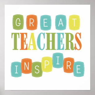 Great Teachers Inspire Poster