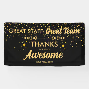 Great Team Great Staff Thank You Sign   Employee 