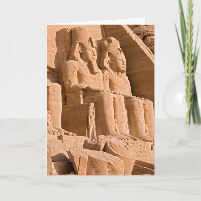 Great Temple of Abu Simbel - Ramses II - Egypt Card (Front)