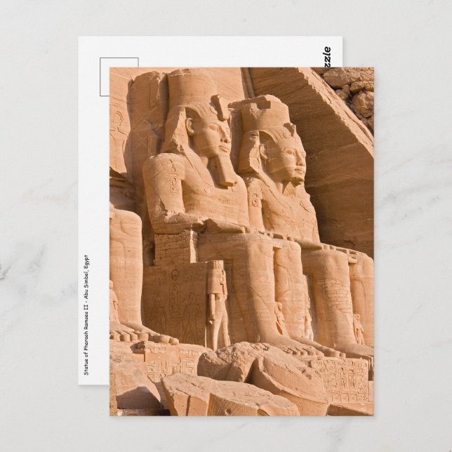 Great Temple of Abu Simbel - Ramses II - Egypt Postcard (Front/Back)