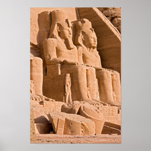Great Temple of Abu Simbel - Ramses II - Egypt Poster (Front)