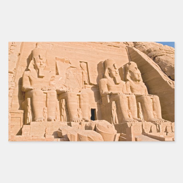 Great Temple of Abu Simbel - Ramses II - Egypt Rectangular Sticker (Front)