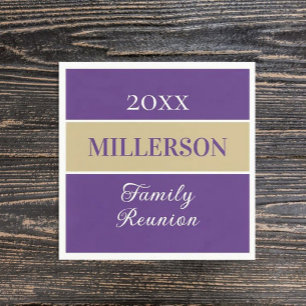 Great Times! CUSTOM Family reunion napkins