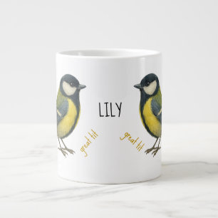 Great Tit Personalized Bird Mug