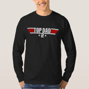 Great  Top Dad Dad2 Father Of Two  Father's Day