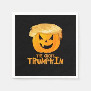 Great Trumpkin Funny Halloween Napkin