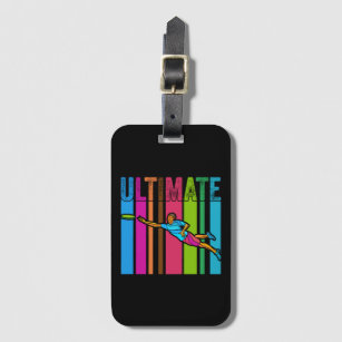 Great Ultimate Frisbee Motif Gift Luggage Tag