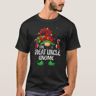 Great Uncle Gnome Buffalo Red Plaid Family Christm T-Shirt