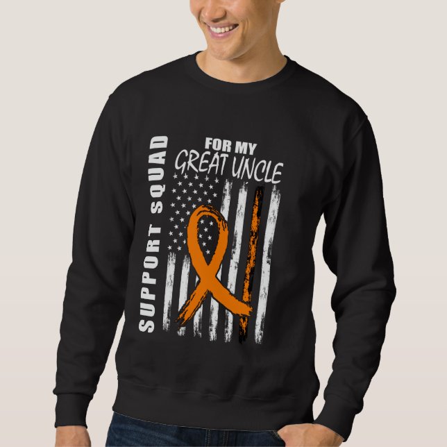 Great Uncle Multiple Sclerosis Flag Supporter Prod Sweatshirt (Front)