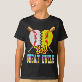 Great uncle of both half baseball softball ice T-Shirt