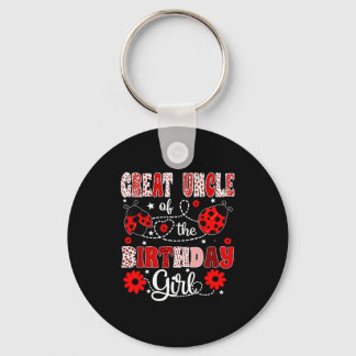 Great uncle of the birthday girl - family ladybug key ring
