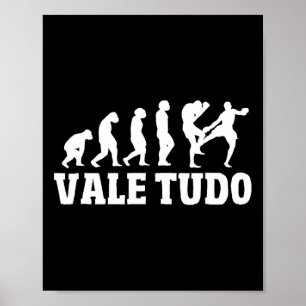 Great Vale Tudo Evolution Design Mma Kickboxing Poster