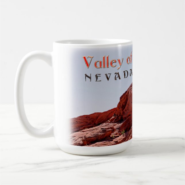 Great Valley of Fire, NV Mug! Coffee Mug (Left)