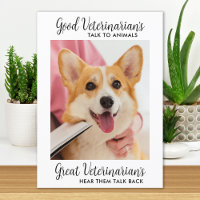 Great Veterinarian Personalised Pet Dog Photo Than