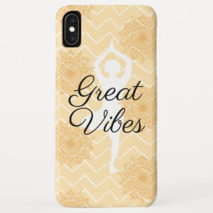 Great Vibes Yoga Pose Case-Mate iPhone Case