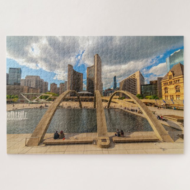 Great view of Toronto Municipality, Canada Jigsaw Puzzle (Horizontal)