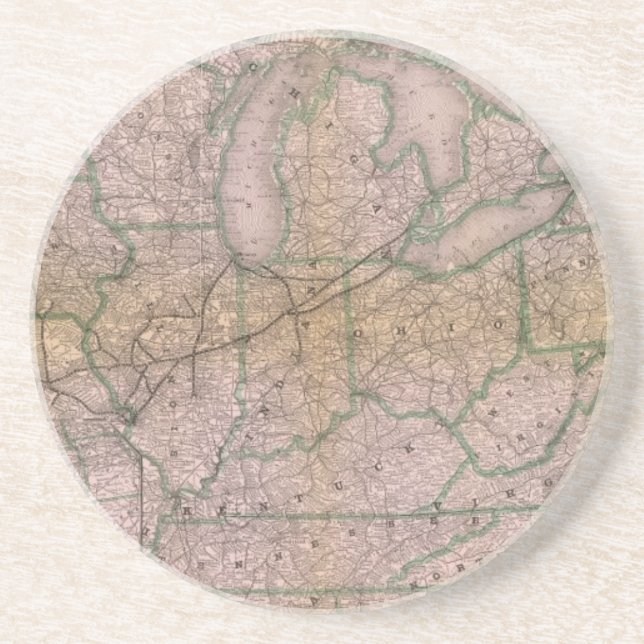 Great Wabash System Coaster (Front)