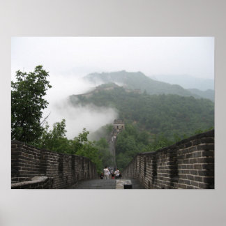 Great Wall - Fog 2 Poster