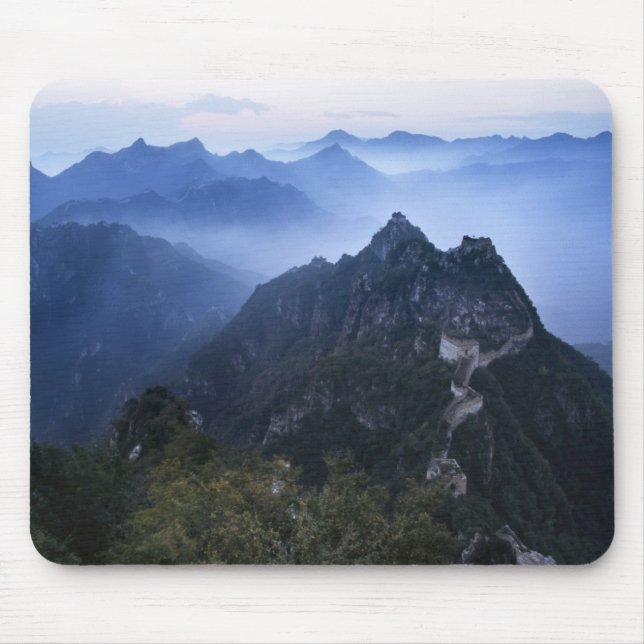 Great Wall in early morning mist, China Mouse Pad (Front)
