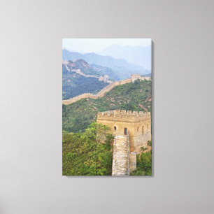 Great Wall of China at Jinshanling, China. 2 Canvas Print