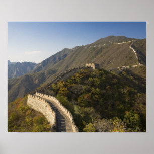 Great Wall of China at Mutianyu 2 Poster