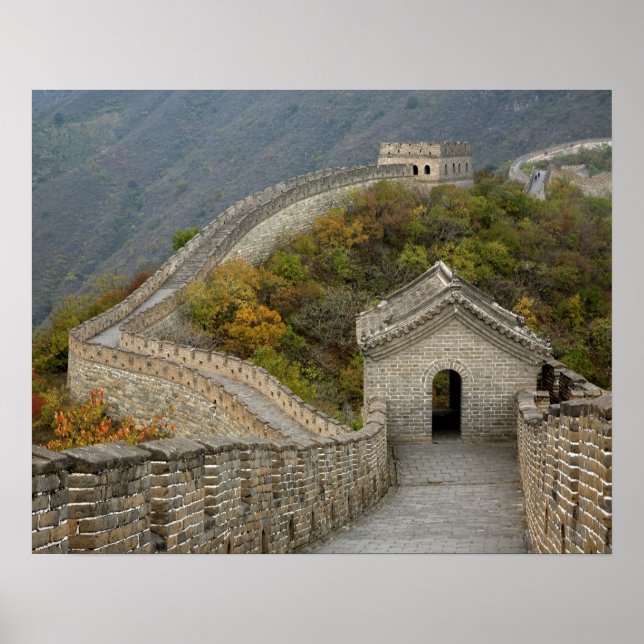 Great Wall of China at Mutianyu Poster (Front)