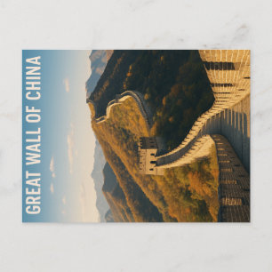 Great Wall of China – Beijing, China Postcard