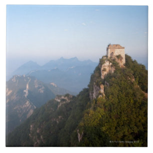 Great Wall of China, JianKou unrestored section. Tile