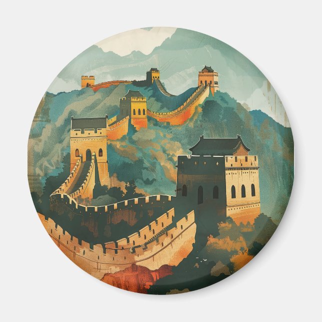 Great wall of China Magnet (Front)