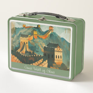 Great wall of China Metal Lunch Box