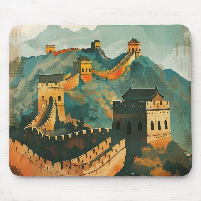 Great wall of China Mouse Pad (Front)