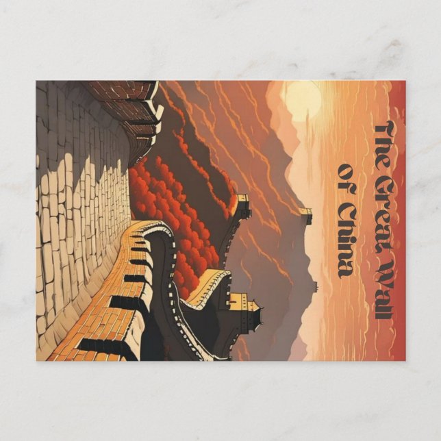 Great Wall of China Postcard (Front)