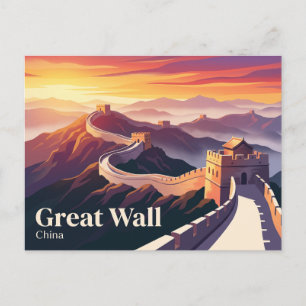 Great Wall of China Postcard