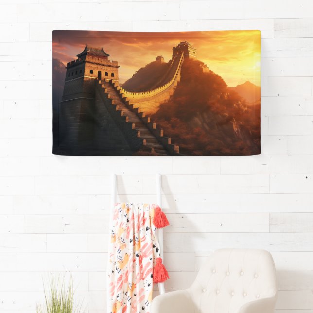 Great Wall of China Sunset – Majestic Banner (Insitu)