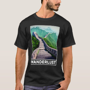 Great Wall of China Wanderlust T-Shirt