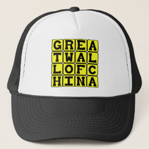 Great Wall of China, Wonder of the World Trucker Hat