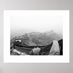 Great Wall with Snow Poster