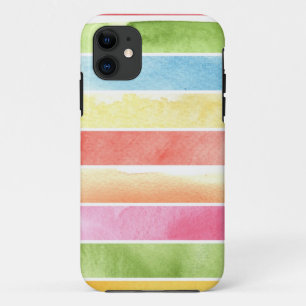 great watercolor background - watercolor paints 2 iPhone 11 case