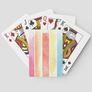 great watercolor background - watercolor paints 2 playing cards