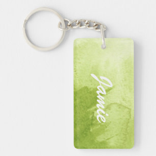great watercolor background - watercolor paints key ring