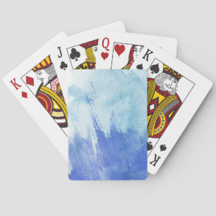 great watercolor background - watercolor paints playing cards