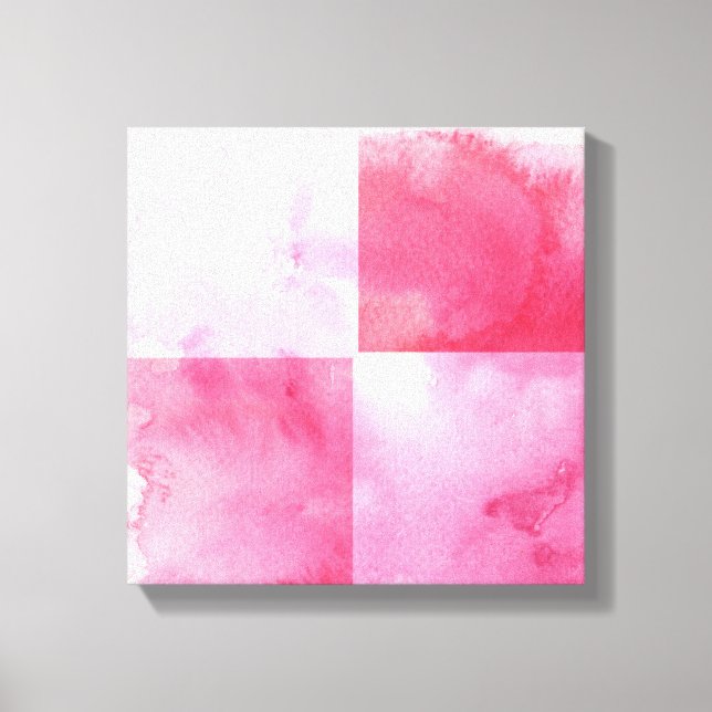 great watercolor banners for your design canvas print (Front)