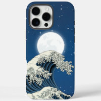 Great Wave at Night Japanese Ukiyo-e Art