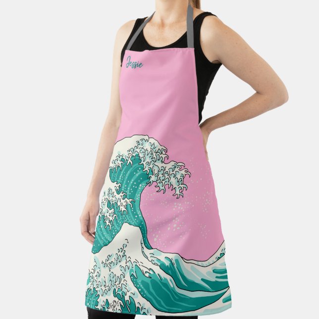 Great wave - green apron (Insitu)