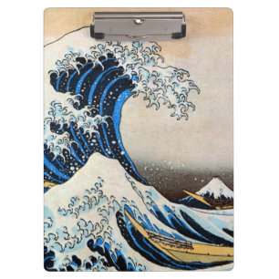 Great Wave, Hokusai, Ukiyo-e Clipboard