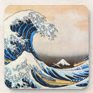 Great Wave, Hokusai, Ukiyo-e Coaster
